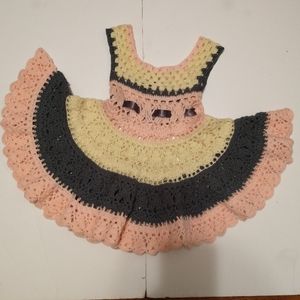 Handmade Knit Dress 3T Girls